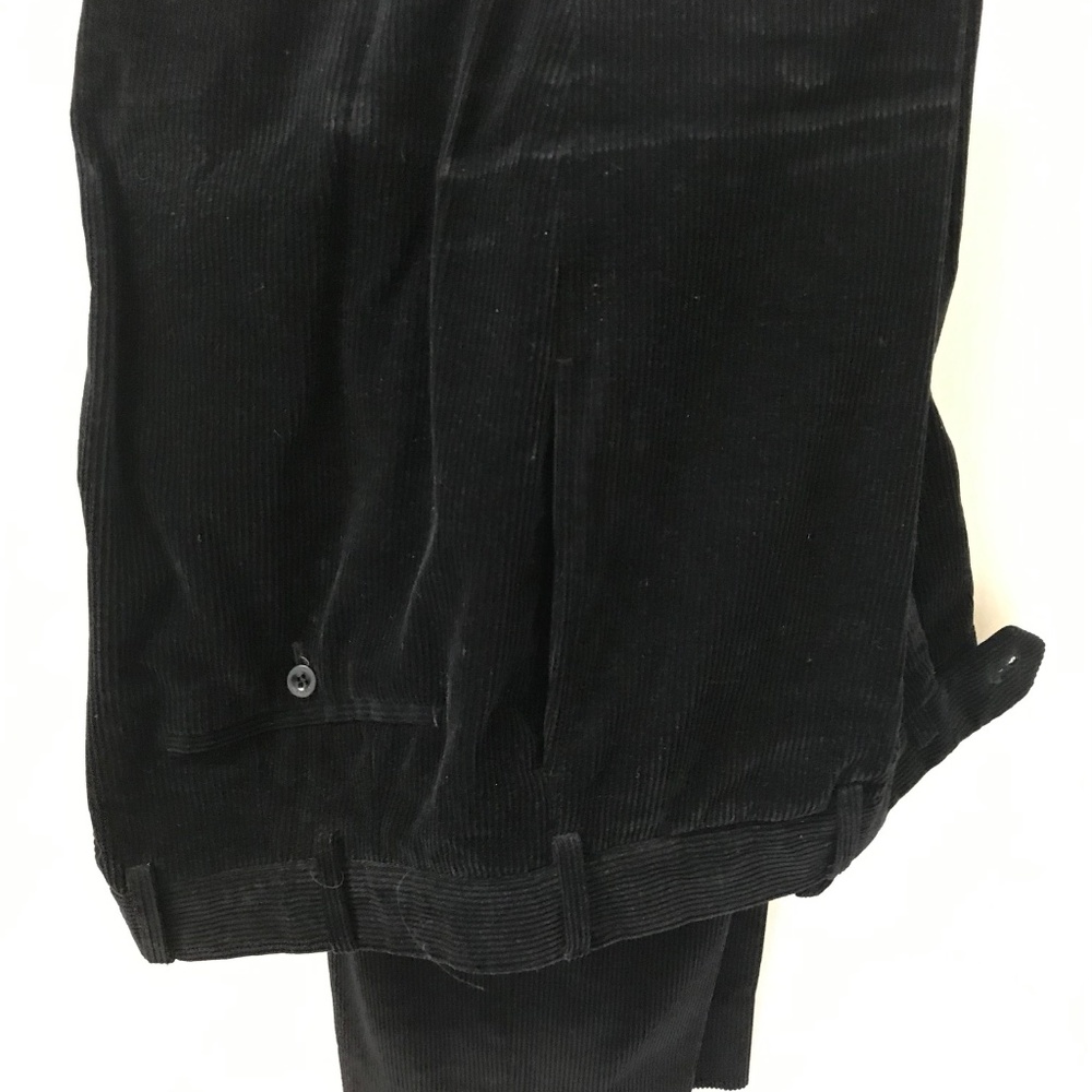 INCOTEX Black Corderoy Trouser